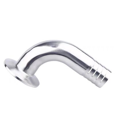 Санитарный SS304 316 316L Tri Clamp 90DEG шланг Barb Tri Clover совместимый шланг с соединителем
