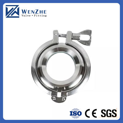 Шестиугольный/круглый код Wenzhe Tri-clamp Нержавеющая сталь 304 Single Pin Heavy Duty Tri Clamp
