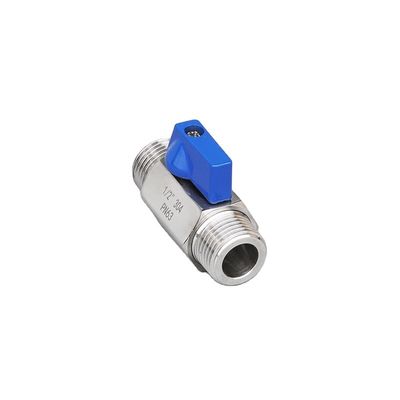 3/4 "-12" NPT женский натянутый стальной мини шаровой клапан с шлангом шланг шланг