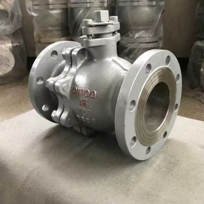 PN20 PN50 Нержавеющая сталь 304 316 CF8 CF8M Фланцевый конечный шаровой клапан для химической промышленности
