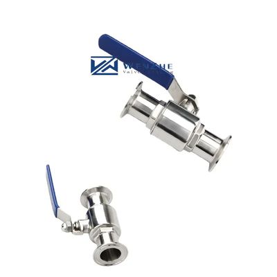Поддержка OEM SS304 1/4''-4.0'' Homebrew Tri-Clamp Ball Valve Санитарный клапан из нержавеющей стали