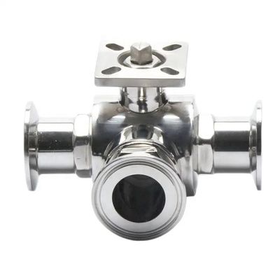 Поддержка OEM SS304 1/4''-4.0'' Homebrew Tri-Clamp Ball Valve Санитарный клапан из нержавеющей стали