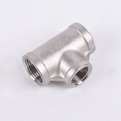 1/2" Tee Женщина НПТ Т-образный 3 Way Cast Pipe Fitting OEM Поддержка Нержавеющая сталь 304