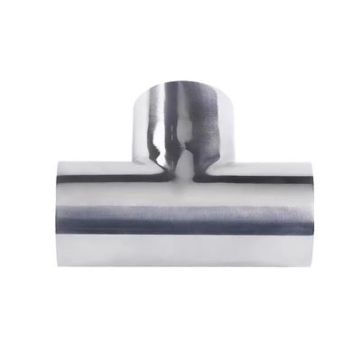 SS304 CF8 Нержавеющая сталь сварные полирующие санитарные трубы 3 Way Tees
