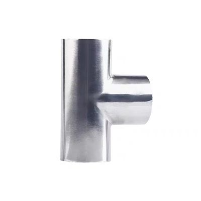 SS304 CF8 Нержавеющая сталь сварные полирующие санитарные трубы 3 Way Tees