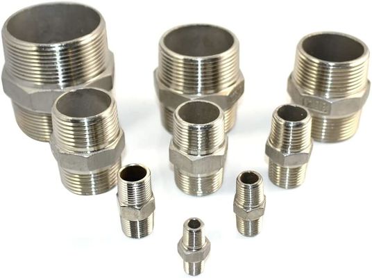1-1/4 "x 1-1/4" NPT Мужчина натянутый шестеренный сосок Нержавеющая сталь 304 быстрый соединитель трубы