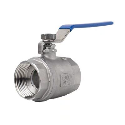 WZ из нержавеющей стали SS 304 316 NPT BSP с натяжкой 2PC шаровой клапан