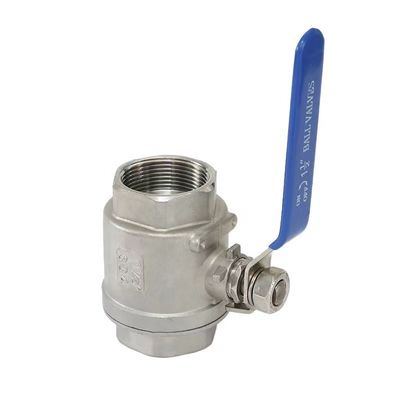 WZ из нержавеющей стали SS 304 316 NPT BSP с натяжкой 2PC шаровой клапан