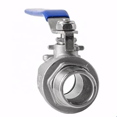 Мужской и женский полный порт BSP BSPT NPT Q11F 304 316 WCB CF8 1000 wog Закрученный 2pc шаровой клапан