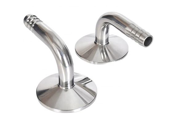 SS304L/SS316L Санитарная нержавеющая сталь 90 градусов локтевой шланг шланг Барб для химического оборудования