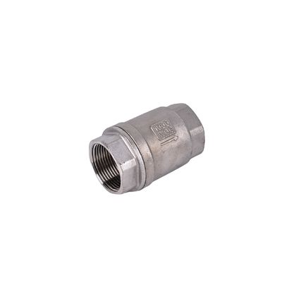 Серебряная отделка 1/2''-3.0'' Нержавеющей стали NPT BSP 201 304 Односторонний невозвратный контрольный клапан
