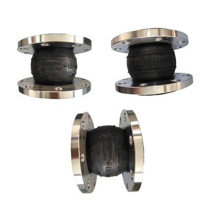 DN25-DN300 PN16 Нержавеющая сталь 304 Фланцевая соединительная труба резиновая гибкая подвеска EPDM расширительная соединительная