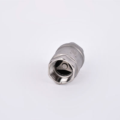 Серебряная отделка 1/2''-3.0'' Нержавеющей стали NPT BSP 201 304 Односторонний невозвратный контрольный клапан