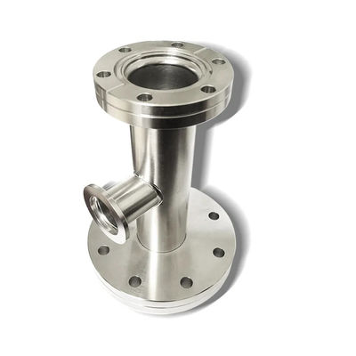 Нержавеющая сталь 301/304/316 KF Equal Tee Connect Фланцевая вакуумная установка с поддержкой OEM