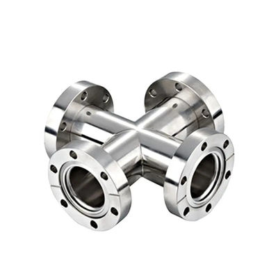 Нержавеющая сталь 301/304/316 KF Equal Tee Connect Фланцевая вакуумная установка с поддержкой OEM