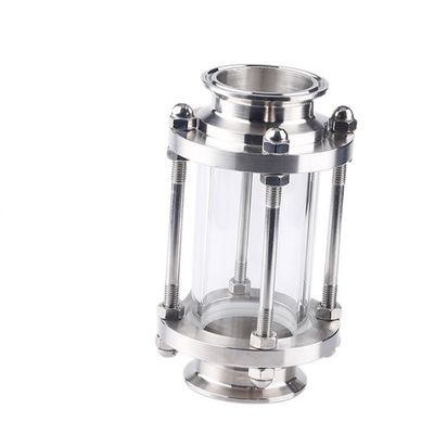 Санитарные трубные фитинги из нержавеющей стали 304/316 Tri Clamp Straight Tubular Vision Class