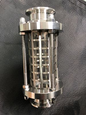 Санитарные трубные фитинги из нержавеющей стали 304/316 Tri Clamp Straight Tubular Vision Class