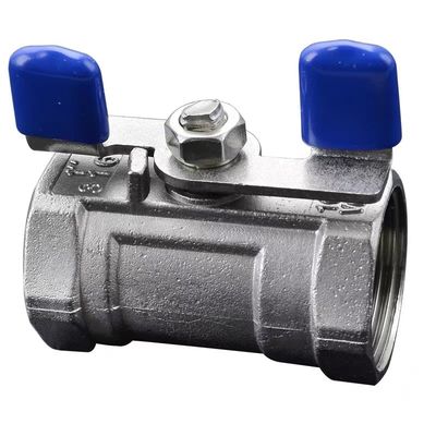 1/4''-4.0'' Нержавеющая сталь 1PC Бабочка ручка Мини шаровой клапан с концом нитки NPT BSPT