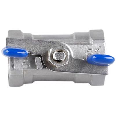 1/4''-4.0'' Нержавеющая сталь 1PC Бабочка ручка Мини шаровой клапан с концом нитки NPT BSPT