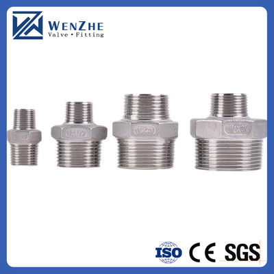 304/316L из нержавеющей стали BSP/NPT мужская нить шестиугольный сосок для водной среды 1/4''-4.0
