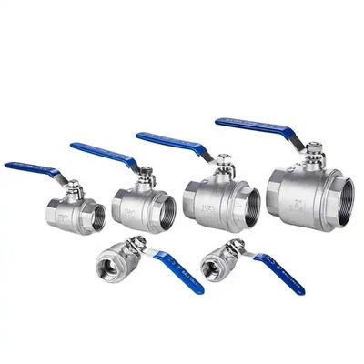 Специальный SS 304 шаровой клапан 3A DIN NPT BSPT BSPP головный код цилиндрический серебро 2