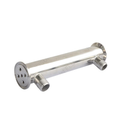 Код цилиндрической головки из нержавеющей стали 304 316 Tri Clamp Dephlegmator Reflux Condenser
