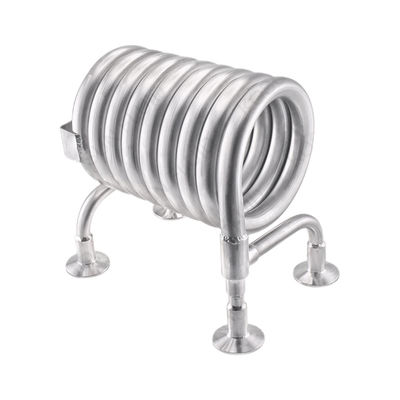 Код цилиндрической головки из нержавеющей стали 304 316 Tri Clamp Dephlegmator Reflux Condenser