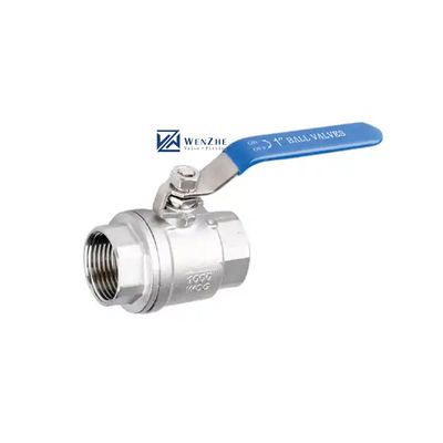 3/8" Ss304 Нормальное давление шарового клапана с нитей соединения 3A DIN NPT BSPT BSPP