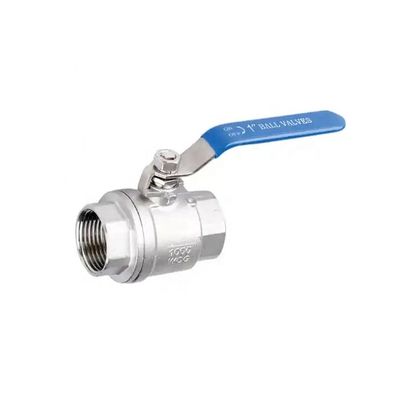 3/8" Ss304 Нормальное давление шарового клапана с нитей соединения 3A DIN NPT BSPT BSPP