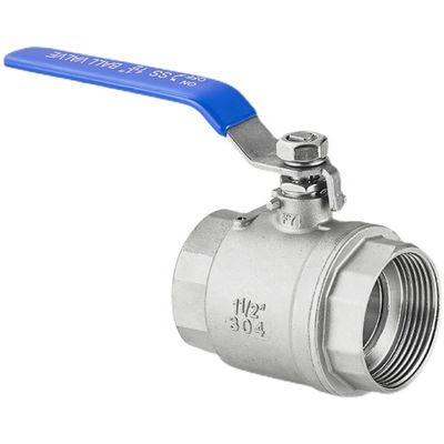 3/8" Ss304 Нормальное давление шарового клапана с нитей соединения 3A DIN NPT BSPT BSPP