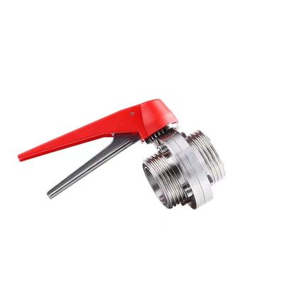 WZ из нержавеющей стали 304 316 316L с натяжкой клапан бабочки равен 1/8 "--4" для DIN 3A SMS