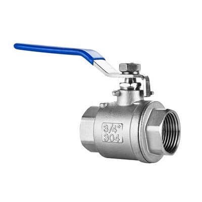 3/8" Ss304 Нормальное давление шарового клапана с нитей соединения 3A DIN NPT BSPT BSPP