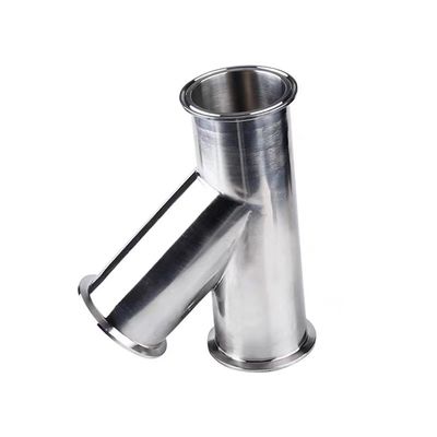 304 316 Y-type Tri Clamp Tee 3 Way Pipe Fitting DIN SMS 3A с сварным соединением