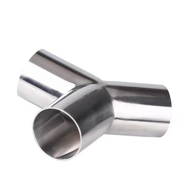 1/8"--4" Серебряный WZ DN50 SS304 316L нержавеющая сталь санитарный Y тип Tee трубный адаптер