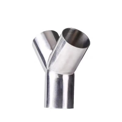 1/8"--4" Серебряный WZ DN50 SS304 316L нержавеющая сталь санитарный Y тип Tee трубный адаптер