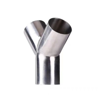 1/8"--4" Серебряный WZ DN50 SS304 316L нержавеющая сталь санитарный Y тип Tee трубный адаптер