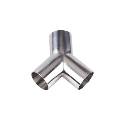 1/8"--4" Серебряный WZ DN50 SS304 316L нержавеющая сталь санитарный Y тип Tee трубный адаптер