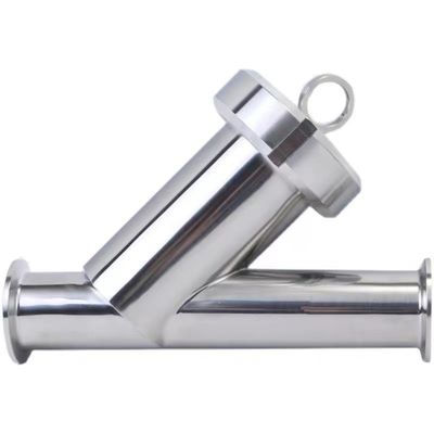 Санитарный 304 316L из нержавеющей стали фильтр для фильтрации типа Y с подключением DIN SMS SUS 3A