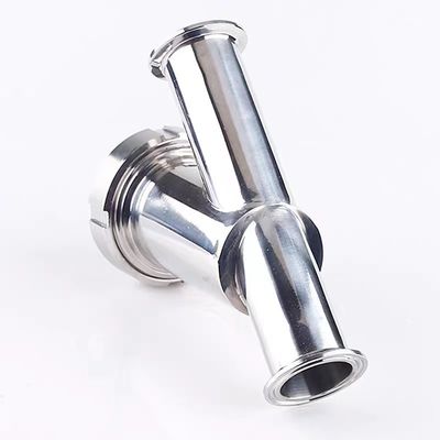 Санитарный 304 316L из нержавеющей стали фильтр для фильтрации типа Y с подключением DIN SMS SUS 3A
