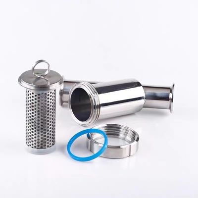 Санитарный 304 316L из нержавеющей стали фильтр для фильтрации типа Y с подключением DIN SMS SUS 3A