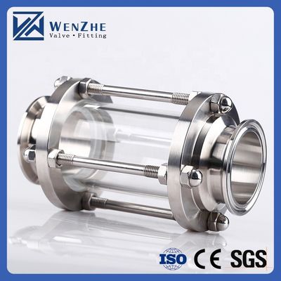 Санитарные трубные фитинги из нержавеющей стали 304/316 Tri Clamp Straight Tubular Vision Class