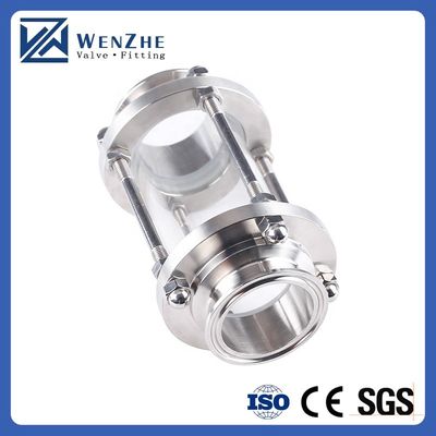 Санитарные трубные фитинги из нержавеющей стали 304/316 Tri Clamp Straight Tubular Vision Class