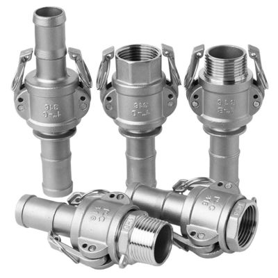 ODM поддерживаемая из нержавеющей стали 304 316 Camlock быстрая сцепка тип B BSPT NPT натянутая