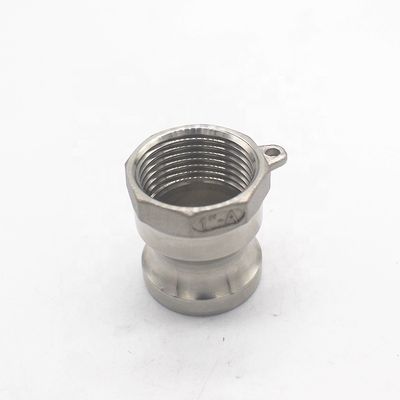 SS 304 316 Крупные соединители Camlock для водогазового масла NPT BSP 1/4"-4" Код круглой головы