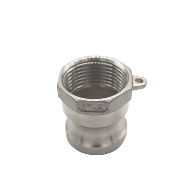 SS 304 316 Крупные соединители Camlock для водогазового масла NPT BSP 1/4"-4" Код круглой головы