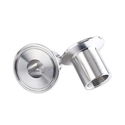 Tri Clamp Npt Bsp Трубовые фитинги Мужской адаптер нитки/сцепление с круглым головкой код SS304