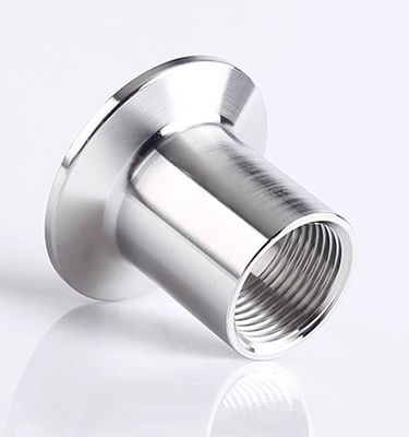 Tri Clamp Npt Bsp Трубовые фитинги Мужской адаптер нитки/сцепление с круглым головкой код SS304