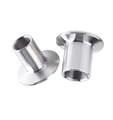 Tri Clamp Npt Bsp Трубовые фитинги Мужской адаптер нитки/сцепление с круглым головкой код SS304