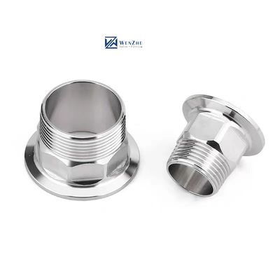 Санитарная нержавеющая сталь SS304/SS316L Tri Clamp Hex Nipple Thread Ferrule