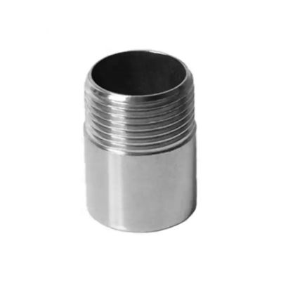 Серебряный WZ SS316 Мужской ствол Ниппл NPT BSPP BSPT G Threaded 2" Поддержка OEM